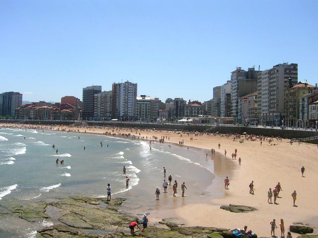 Dos días en Gijón - Playa de San Lorenzo