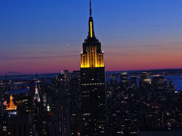 Nueva York - Empire State iluminado