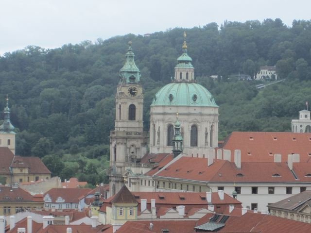 Praga - Iglesia de San Nicolás - Cúpula y Torre Praga - Iglesia de San Nicolás - Cúpula y Torre