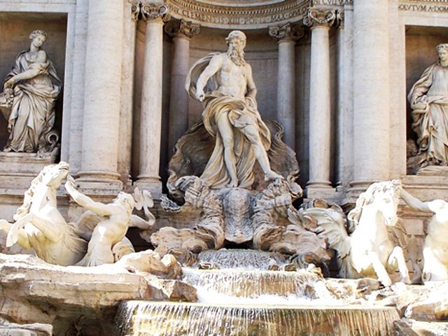 Roma - Fontana de Trevi - Neptuno